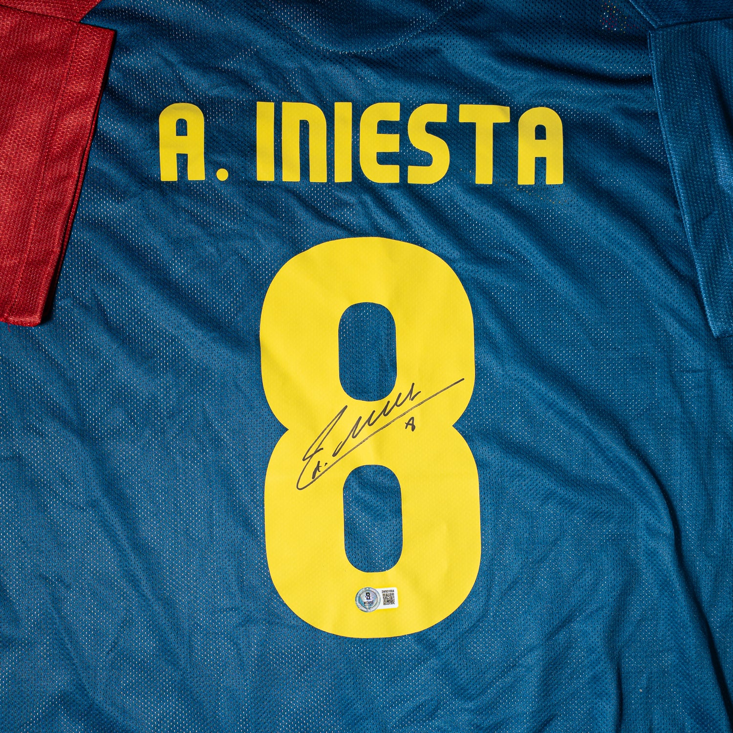Jersey Firmado Andres Iniesta - FC Barcelona